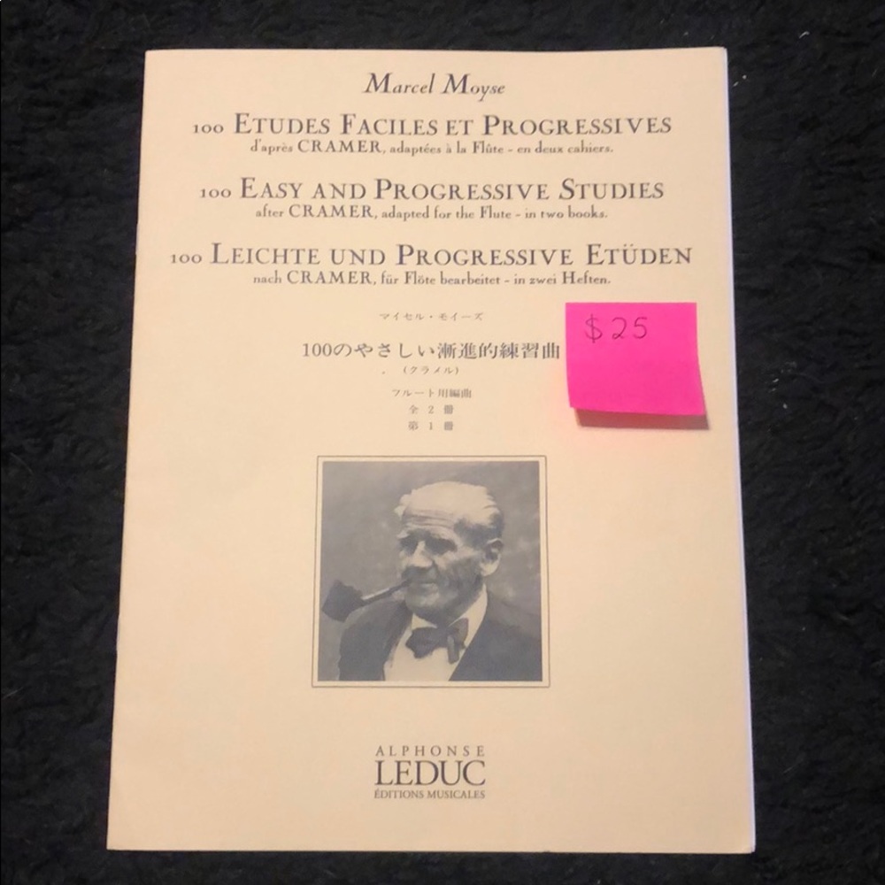 Marcel Moyse 100 easy and progressive studies